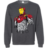 Sweatshirts Dark Heather / S Ironman - Mark XLVII Armor Crewneck Sweatshirt