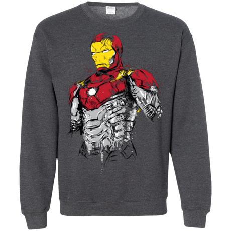 Sweatshirts Dark Heather / S Ironman - Mark XLVII Armor Crewneck Sweatshirt