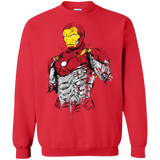 Sweatshirts Red / S Ironman - Mark XLVII Armor Crewneck Sweatshirt