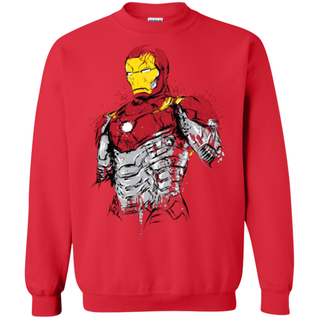 Sweatshirts Red / S Ironman - Mark XLVII Armor Crewneck Sweatshirt