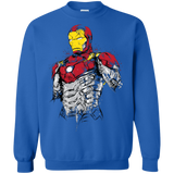 Sweatshirts Royal / S Ironman - Mark XLVII Armor Crewneck Sweatshirt