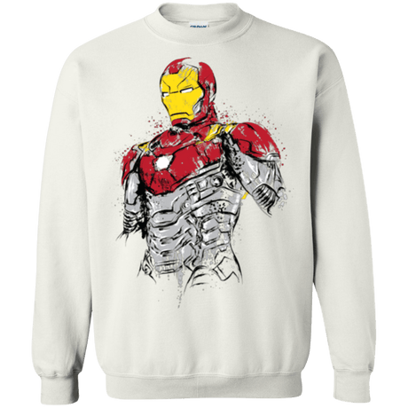 Sweatshirts White / S Ironman - Mark XLVII Armor Crewneck Sweatshirt