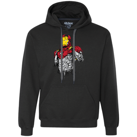 Sweatshirts Black / S Ironman - Mark XLVII Armor Premium Fleece Hoodie