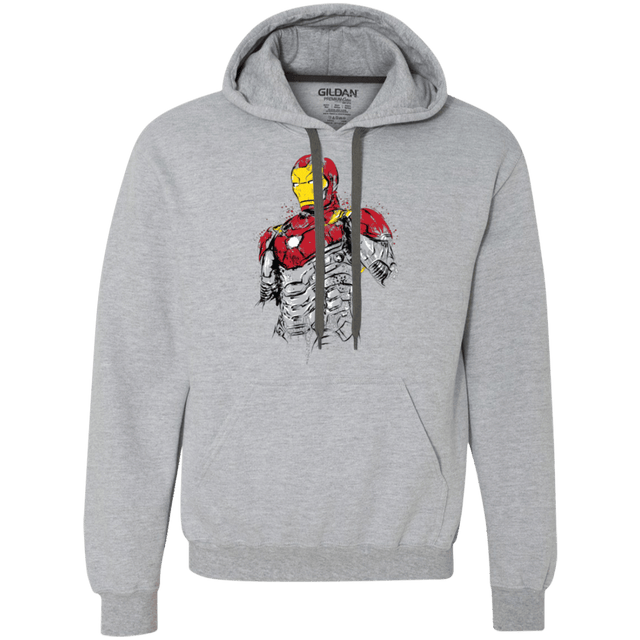 Sweatshirts Sport Grey / S Ironman - Mark XLVII Armor Premium Fleece Hoodie