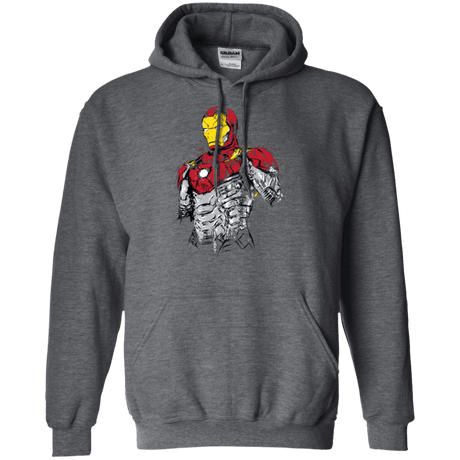 Sweatshirts Dark Heather / S Ironman - Mark XLVII Armor Pullover Hoodie