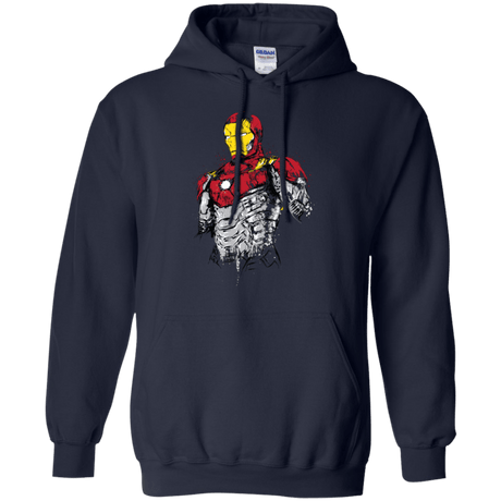 Sweatshirts Navy / S Ironman - Mark XLVII Armor Pullover Hoodie