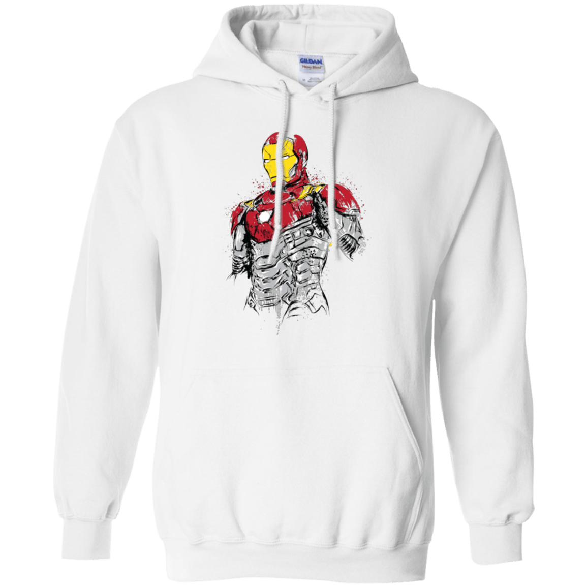Sweatshirts White / S Ironman - Mark XLVII Armor Pullover Hoodie