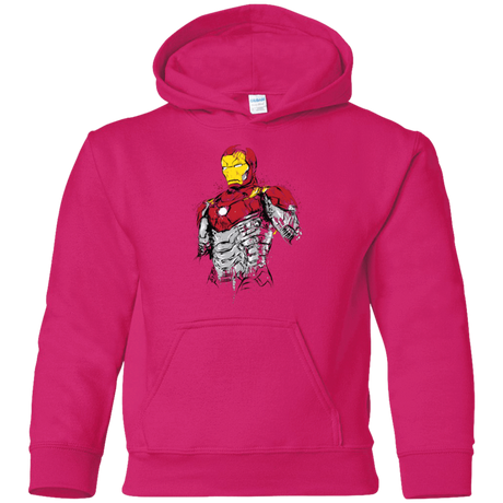 Sweatshirts Heliconia / YS Ironman - Mark XLVII Armor Youth Hoodie