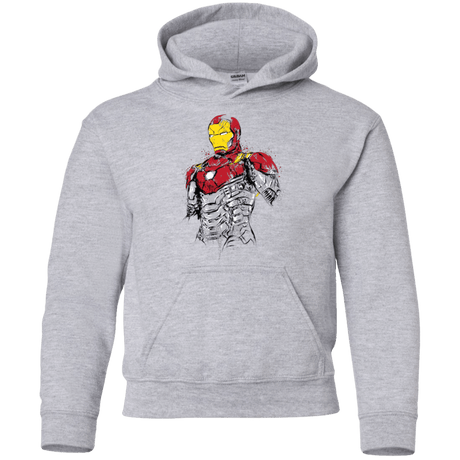 Sweatshirts Sport Grey / YS Ironman - Mark XLVII Armor Youth Hoodie