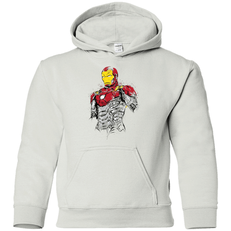Sweatshirts White / YS Ironman - Mark XLVII Armor Youth Hoodie