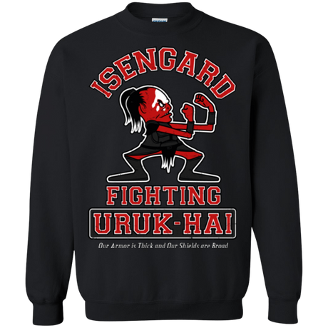 Sweatshirts Black / Small ISENGARD FIGHTING URUKHAI Crewneck Sweatshirt