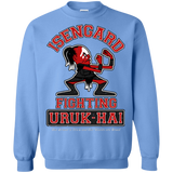 Sweatshirts Carolina Blue / Small ISENGARD FIGHTING URUKHAI Crewneck Sweatshirt
