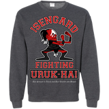 Sweatshirts Dark Heather / Small ISENGARD FIGHTING URUKHAI Crewneck Sweatshirt