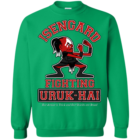 Sweatshirts Irish Green / Small ISENGARD FIGHTING URUKHAI Crewneck Sweatshirt