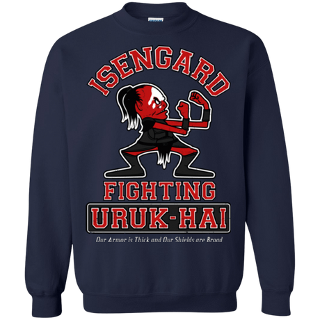 Sweatshirts Navy / Small ISENGARD FIGHTING URUKHAI Crewneck Sweatshirt