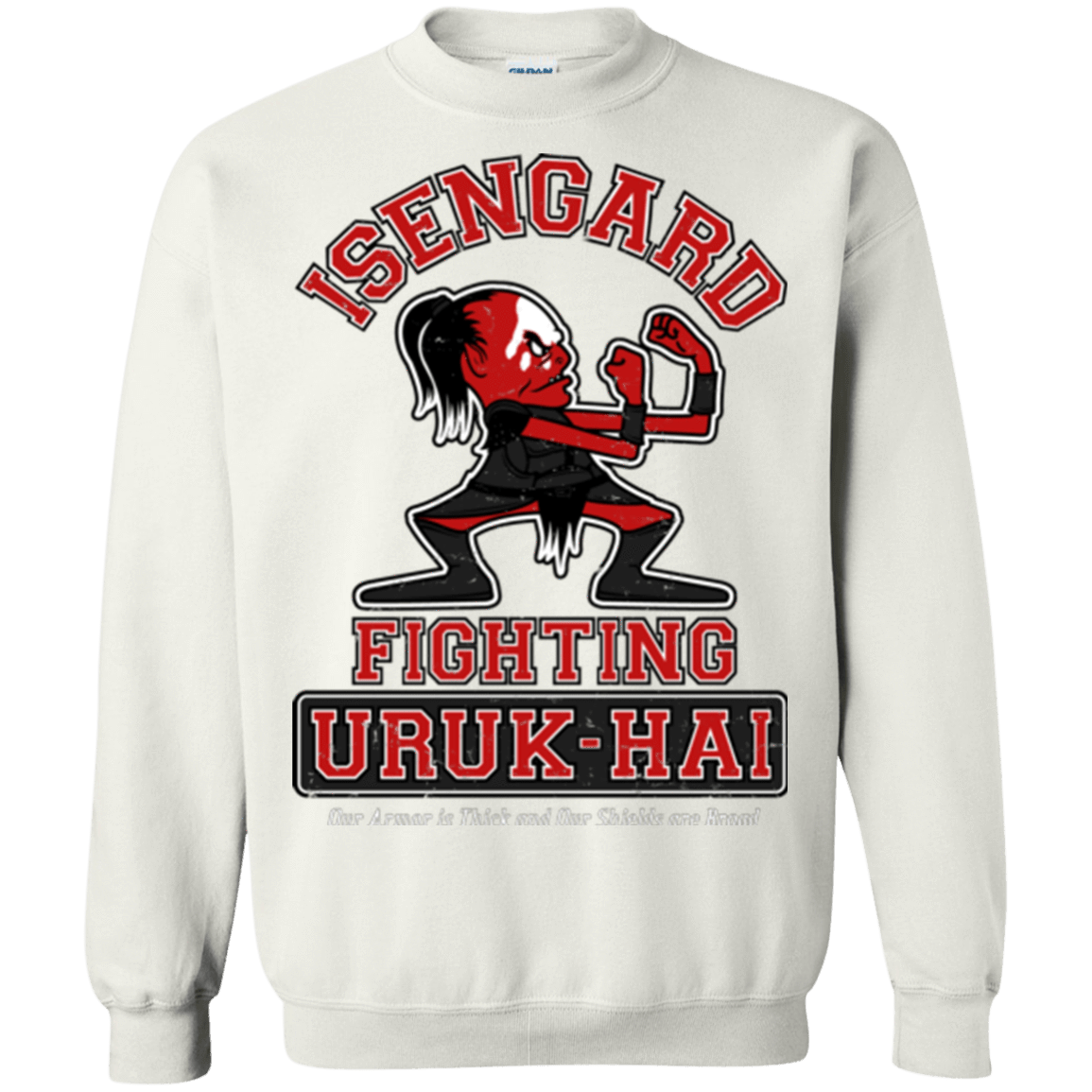 Sweatshirts White / Small ISENGARD FIGHTING URUKHAI Crewneck Sweatshirt