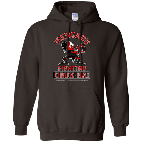 Sweatshirts Dark Chocolate / Small ISENGARD FIGHTING URUKHAI Pullover Hoodie