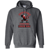 Sweatshirts Dark Heather / Small ISENGARD FIGHTING URUKHAI Pullover Hoodie