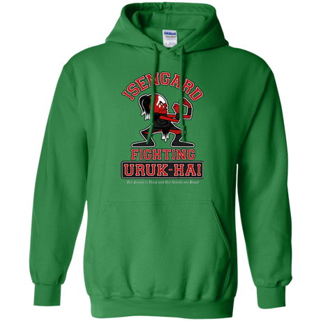 Sweatshirts Irish Green / Small ISENGARD FIGHTING URUKHAI Pullover Hoodie