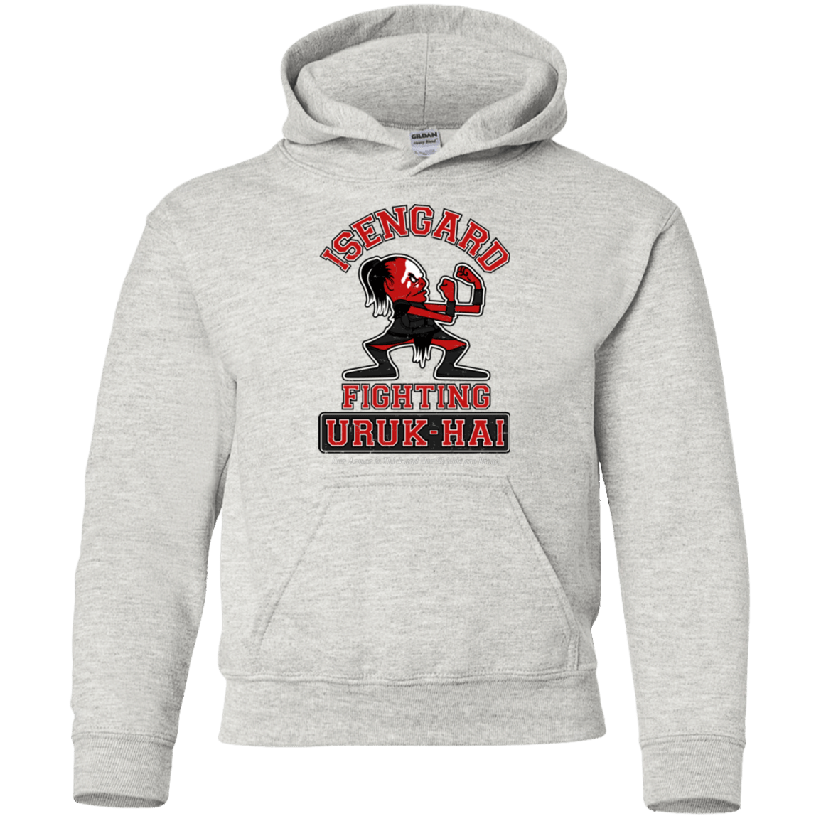 Sweatshirts Ash / YS ISENGARD FIGHTING URUKHAI Youth Hoodie