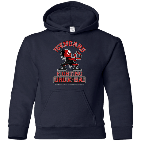 Sweatshirts Navy / YS ISENGARD FIGHTING URUKHAI Youth Hoodie