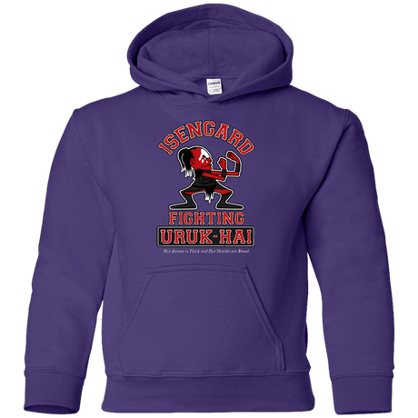 Sweatshirts Purple / YS ISENGARD FIGHTING URUKHAI Youth Hoodie