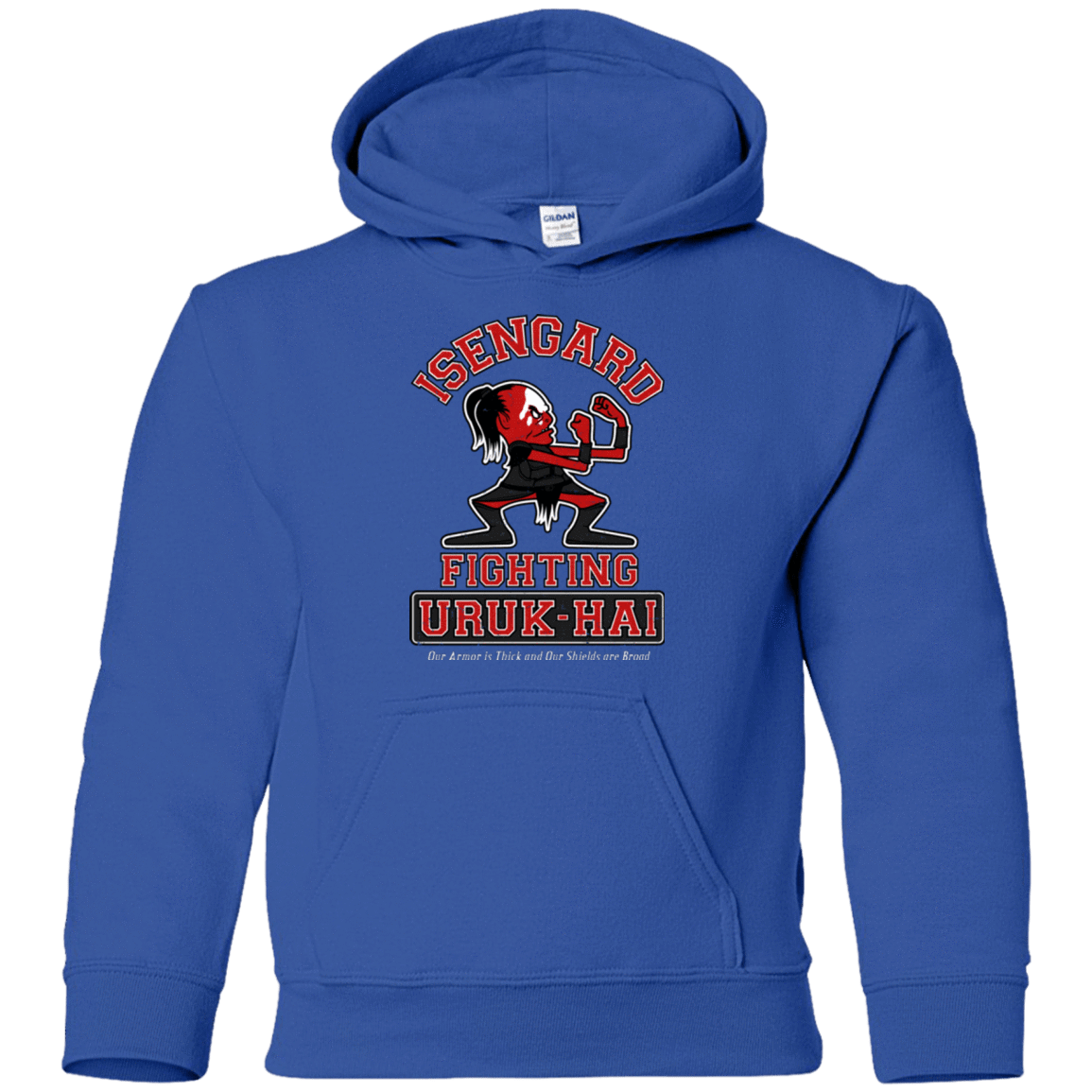 Sweatshirts Royal / YS ISENGARD FIGHTING URUKHAI Youth Hoodie