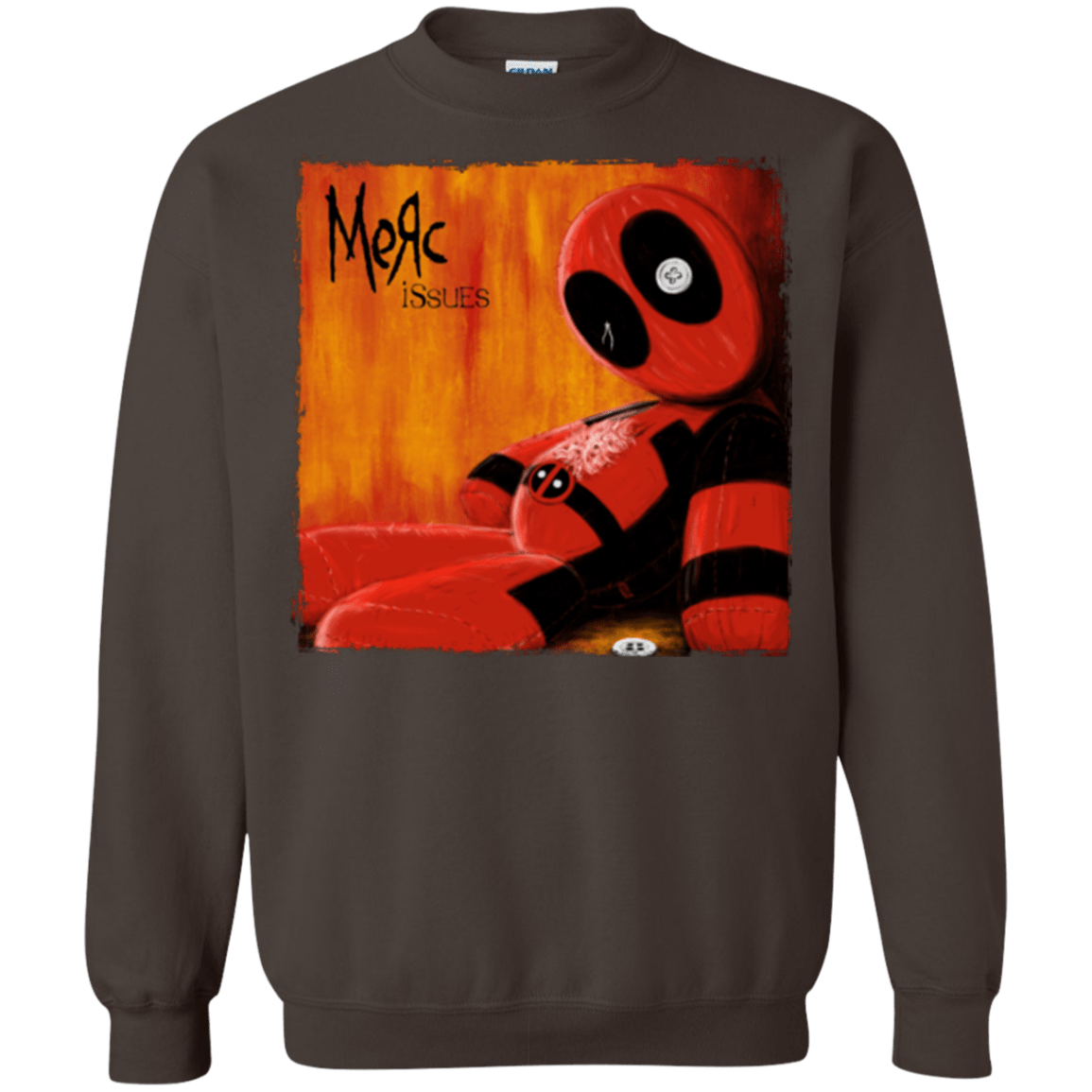 Sweatshirts Dark Chocolate / Small Issues Crewneck Sweatshirt