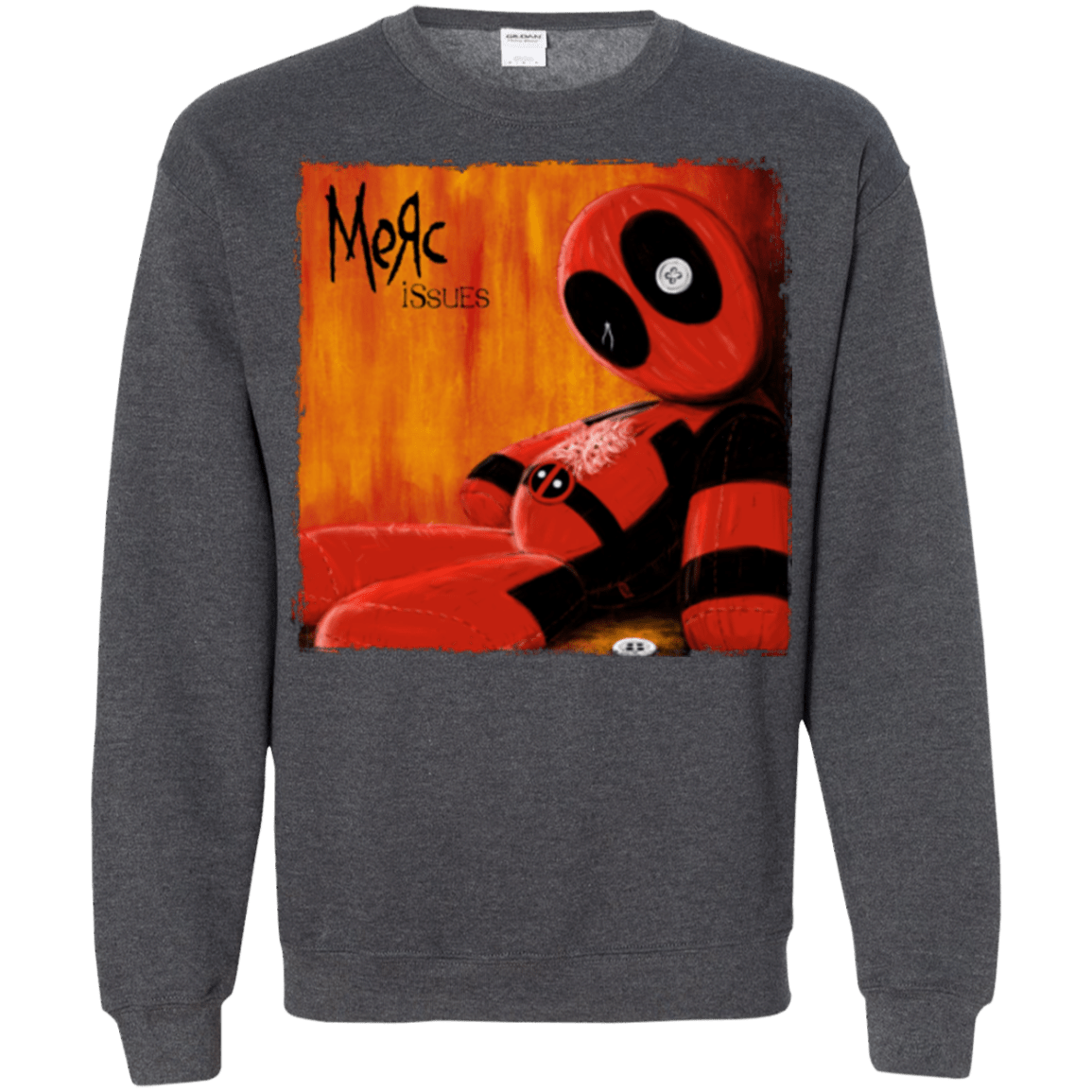 Sweatshirts Dark Heather / Small Issues Crewneck Sweatshirt