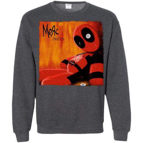 Sweatshirts Dark Heather / Small Issues Crewneck Sweatshirt