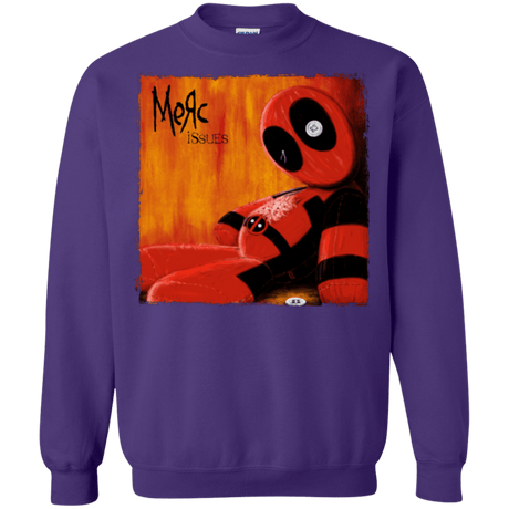 Sweatshirts Purple / Small Issues Crewneck Sweatshirt