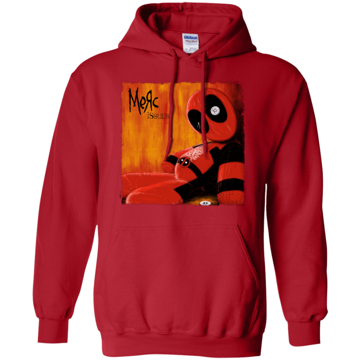 Sweatshirts Red / Small Issues Pullover Hoodie