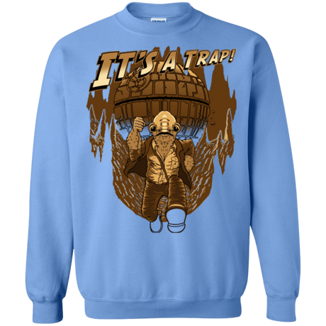 Sweatshirts Carolina Blue / Small It's a trap!! Crewneck Sweatshirt