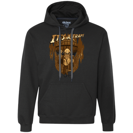 Sweatshirts Black / Small It's a trap!! Premium Fleece Hoodie