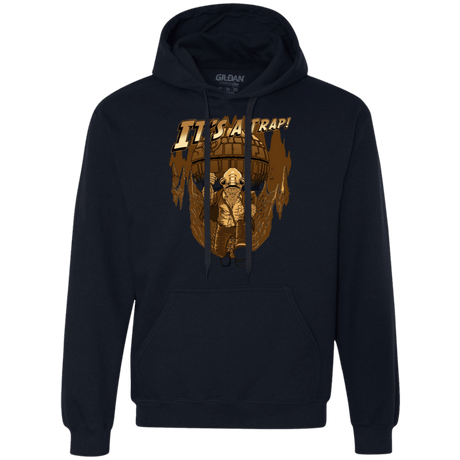 Sweatshirts Navy / Small It's a trap!! Premium Fleece Hoodie