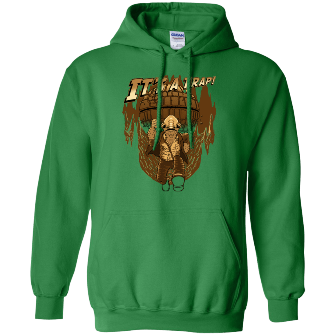 Sweatshirts Irish Green / Small It's a trap!! Pullover Hoodie