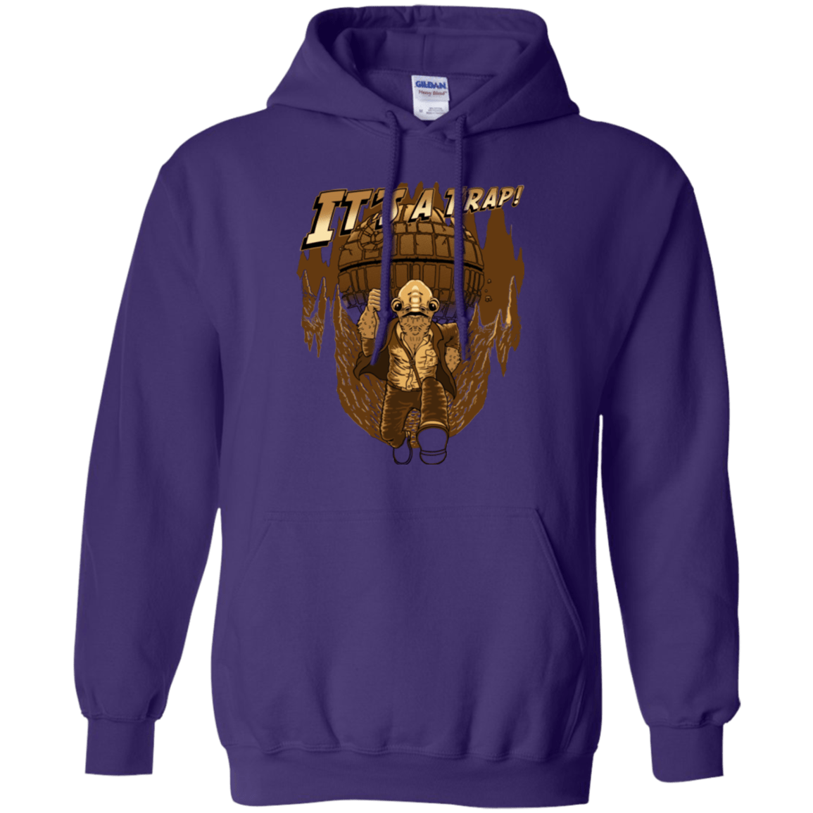 Sweatshirts Purple / Small It's a trap!! Pullover Hoodie