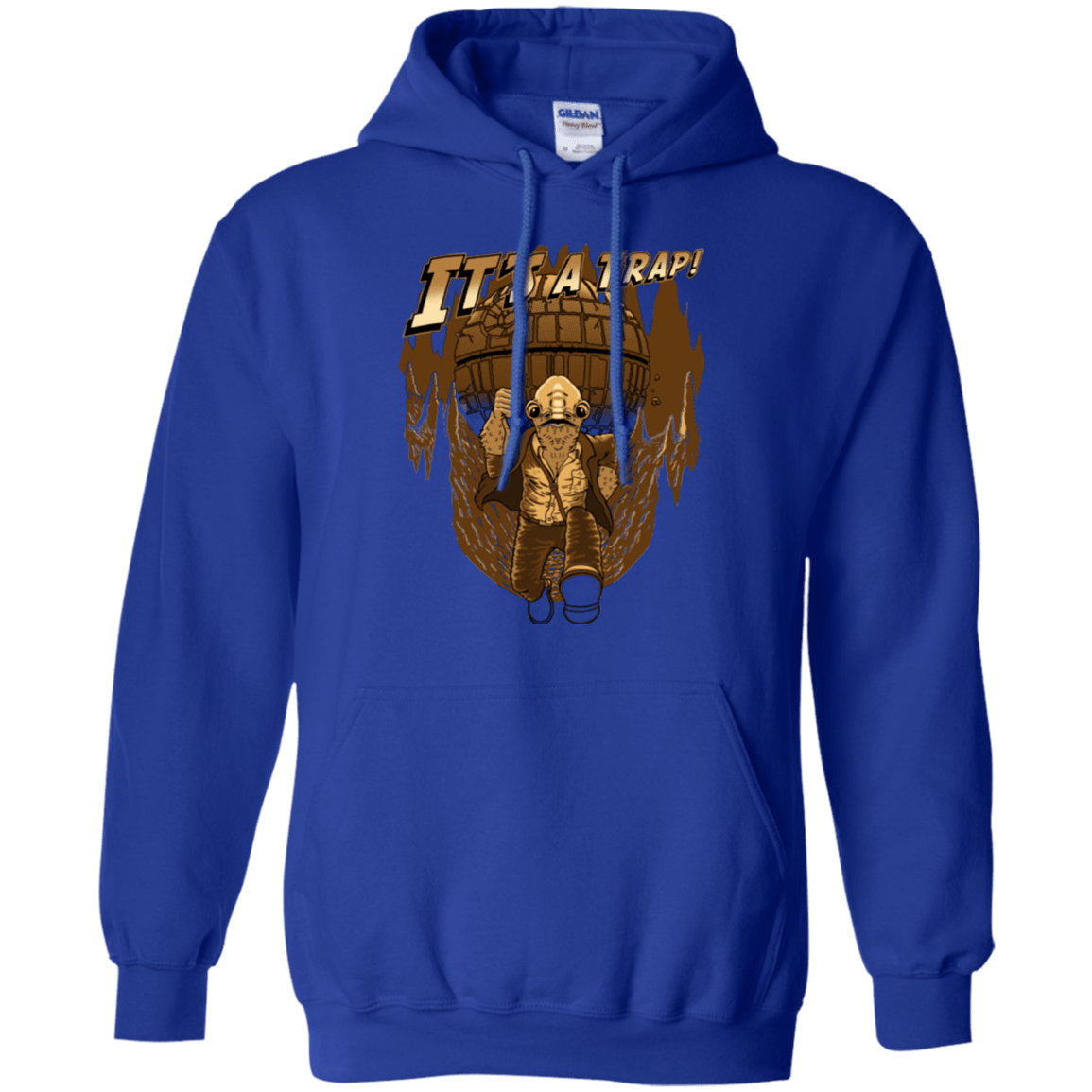 Sweatshirts Royal / Small It's a trap!! Pullover Hoodie