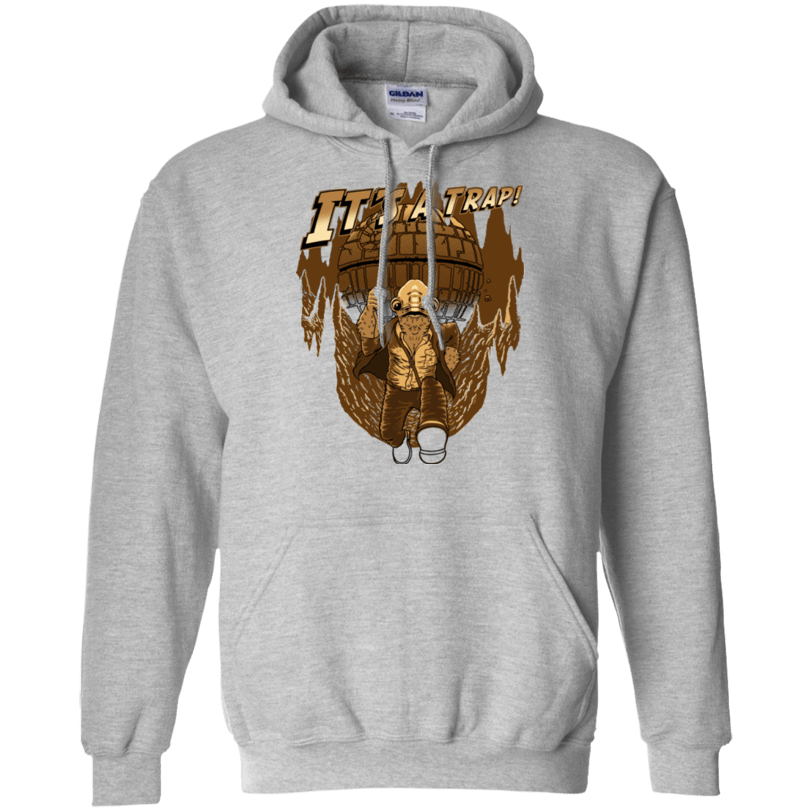 Sweatshirts Sport Grey / Small It's a trap!! Pullover Hoodie