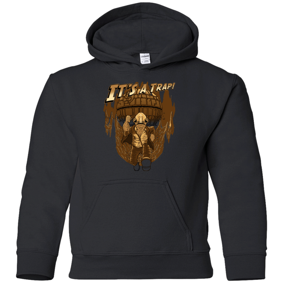 Sweatshirts Black / YS It's a trap!! Youth Hoodie