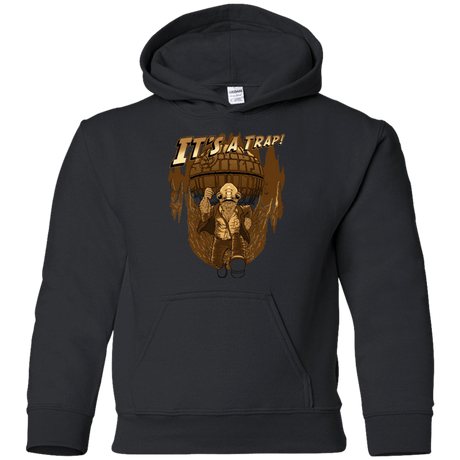 Sweatshirts Black / YS It's a trap!! Youth Hoodie