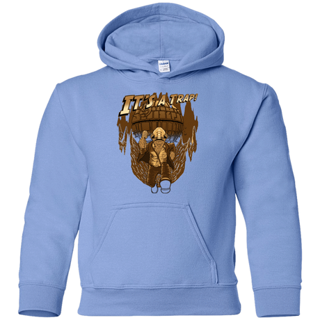 Sweatshirts Carolina Blue / YS It's a trap!! Youth Hoodie