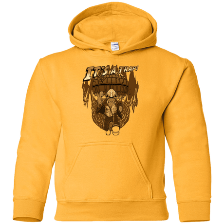 Sweatshirts Gold / YS It's a trap!! Youth Hoodie