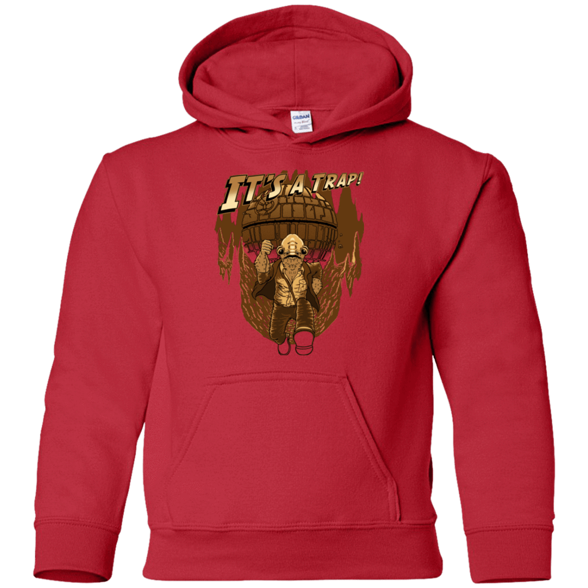 Sweatshirts Red / YS It's a trap!! Youth Hoodie