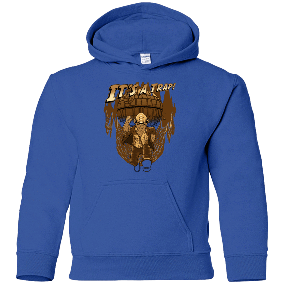 Sweatshirts Royal / YS It's a trap!! Youth Hoodie