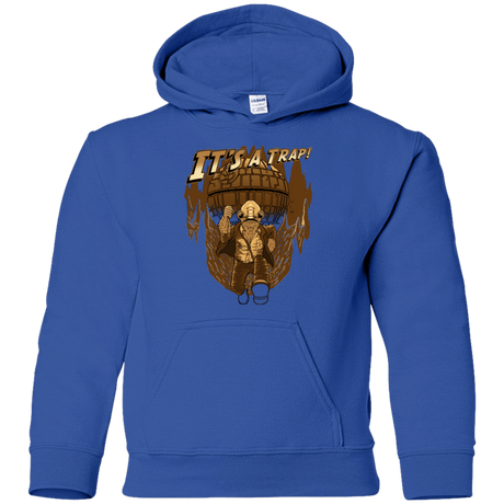 Sweatshirts Royal / YS It's a trap!! Youth Hoodie