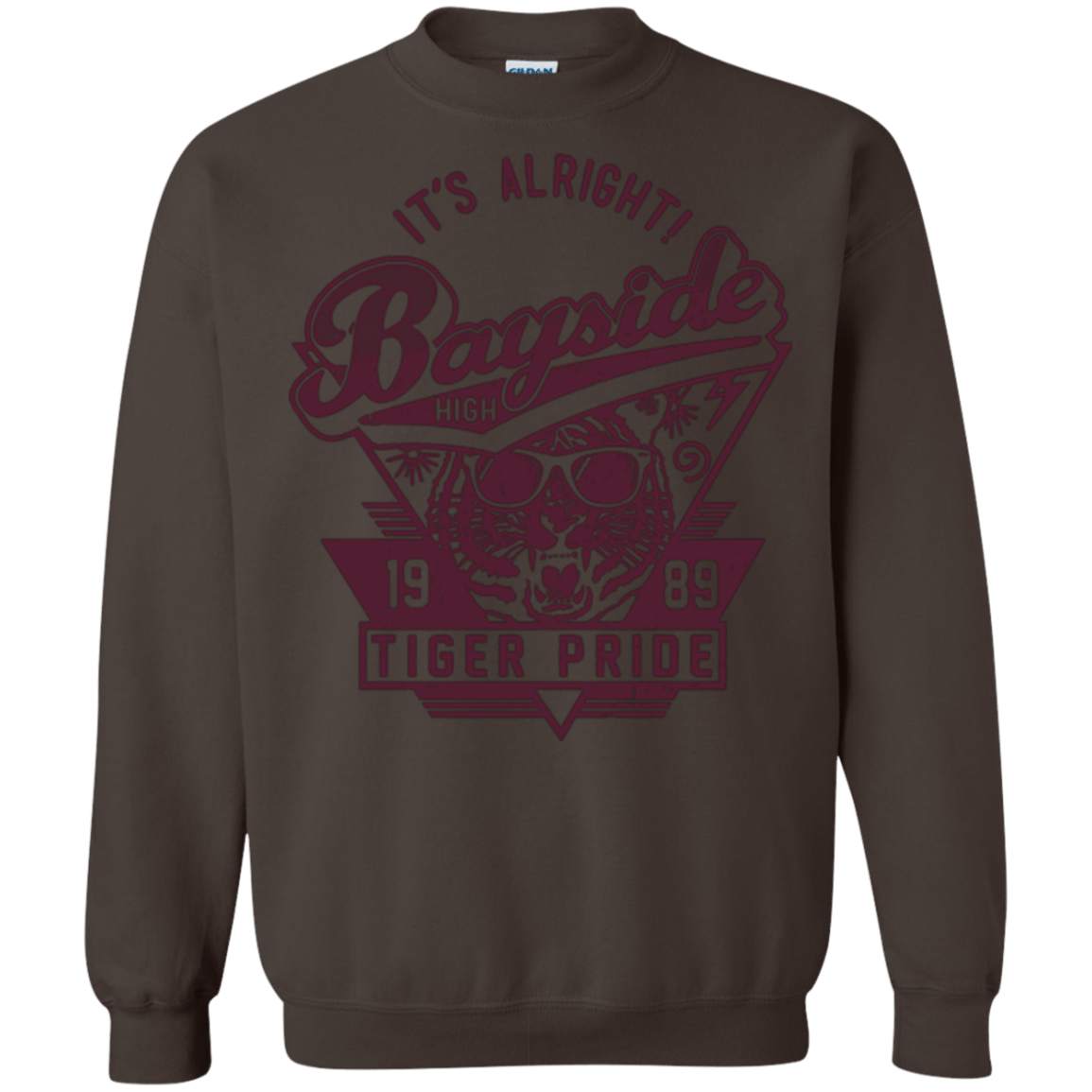 Sweatshirts Dark Chocolate / Small It's Alright Crewneck Sweatshirt