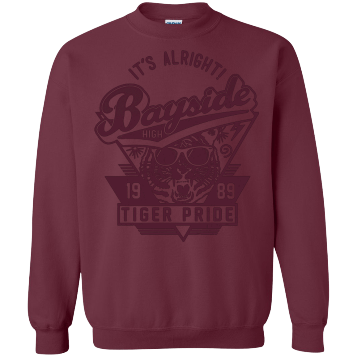 Sweatshirts Maroon / Small It's Alright Crewneck Sweatshirt