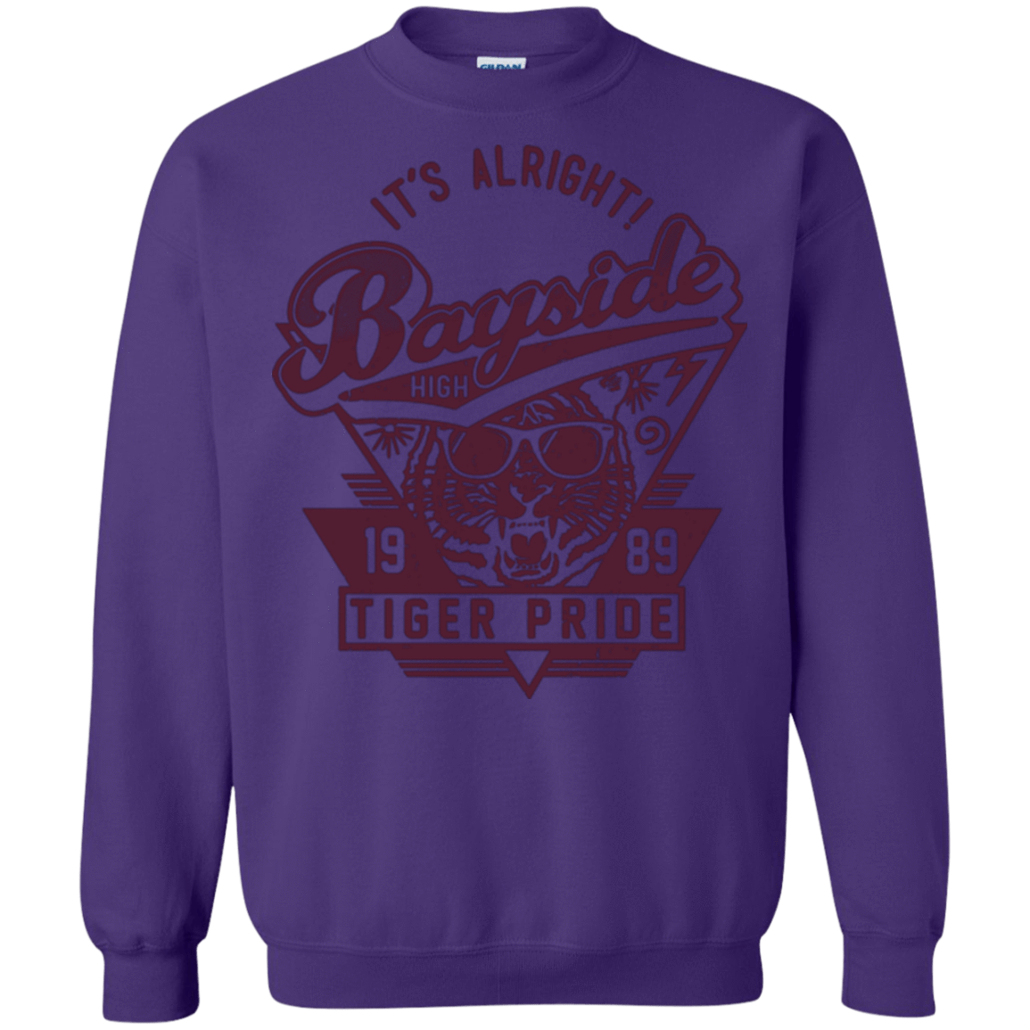 Sweatshirts Purple / Small It's Alright Crewneck Sweatshirt