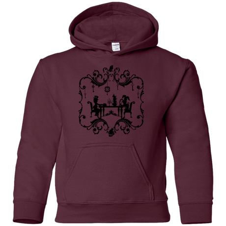 Sweatshirts Maroon / YS It's Always Tea Time Youth Hoodie